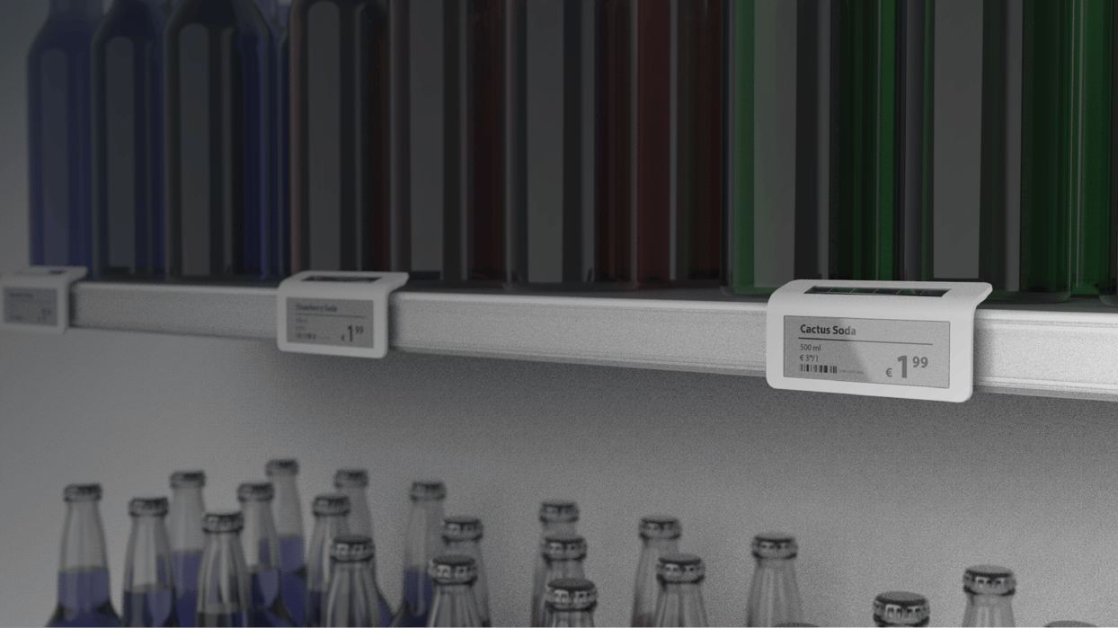 Electronic Shelf Labels with light power