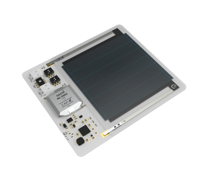 Eval-kit for Epishine's light energy harvesting cells Eval-kit for Epishine's light energy harvesting cells