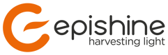 Epishine's logo with the tagline "harvesting light"